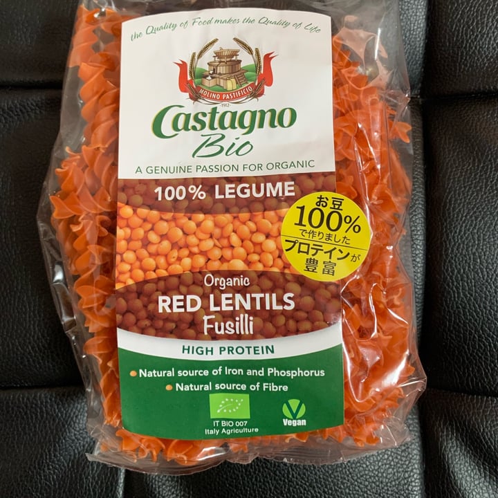 review photo of Castagno Bio Macarrão de lentilha vermelha shared by @timpenga on 05 May 2022 - review