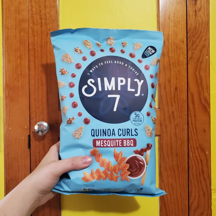 photo of Simply 7 Snacks Quinoa Curls Mesquite BBQ shared by @trippingshadow on  08 Nov 2020 - review