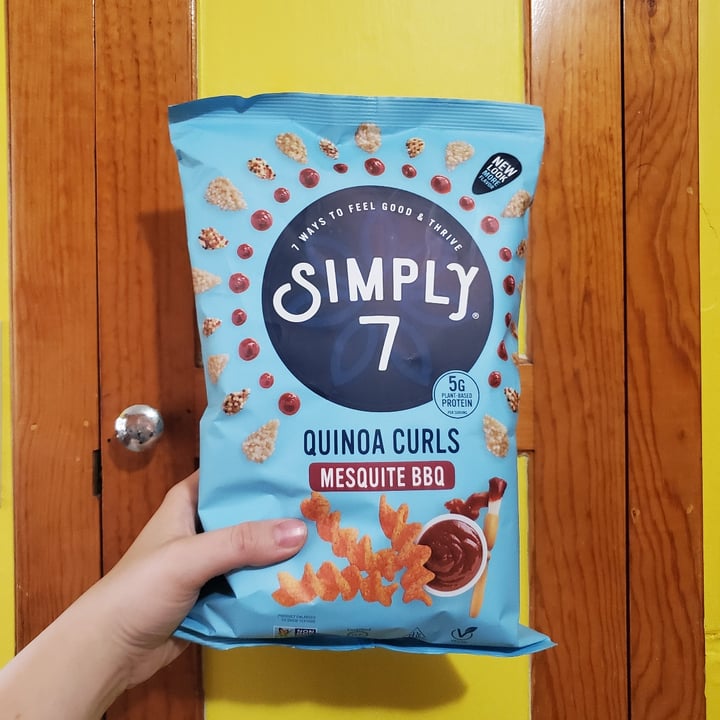 review photo of Simply 7 Snacks Quinoa Curls Mesquite BBQ shared by @trippingshadow on 08 Nov 2020 - review