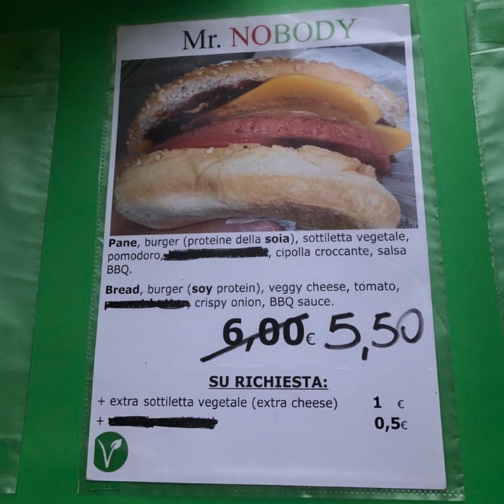 photo of Veg-Mi Trike Mr nobody burger shared by @al25 on  14 Jan 2022 - review
