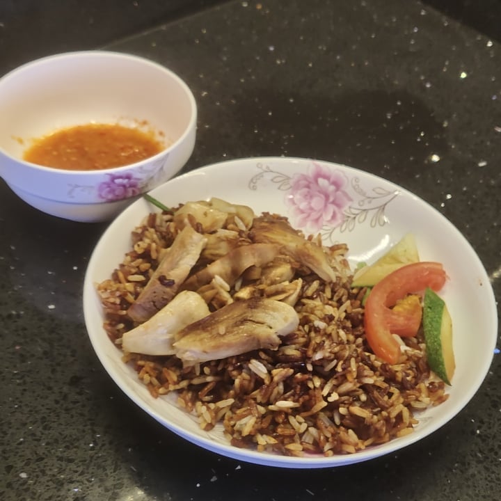 photo of 33 Vegetarian Food Roast Chicken Rice shared by @amazinganne on  24 Oct 2020 - review