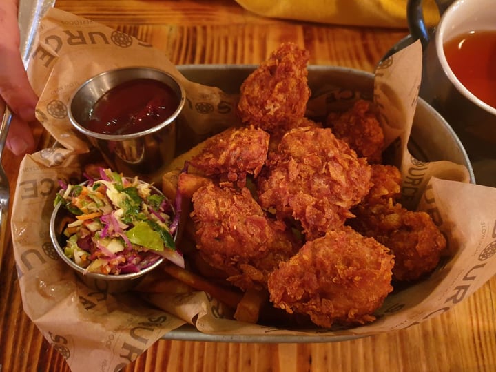 review photo of Source Deep Fried Chicken (Protein-sub) shared by @veganvicki on 05 Jan 2020 - review
