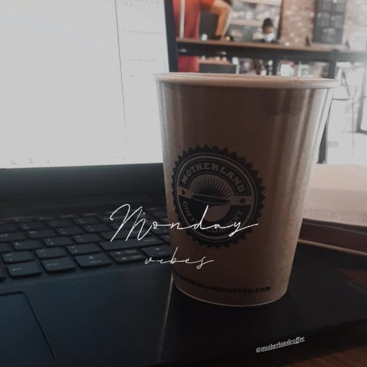 review photo of Motherland Coffee Company Rosebank Macadamia Milk Latte shared by @clairevocado on 11 Nov 2020 - review