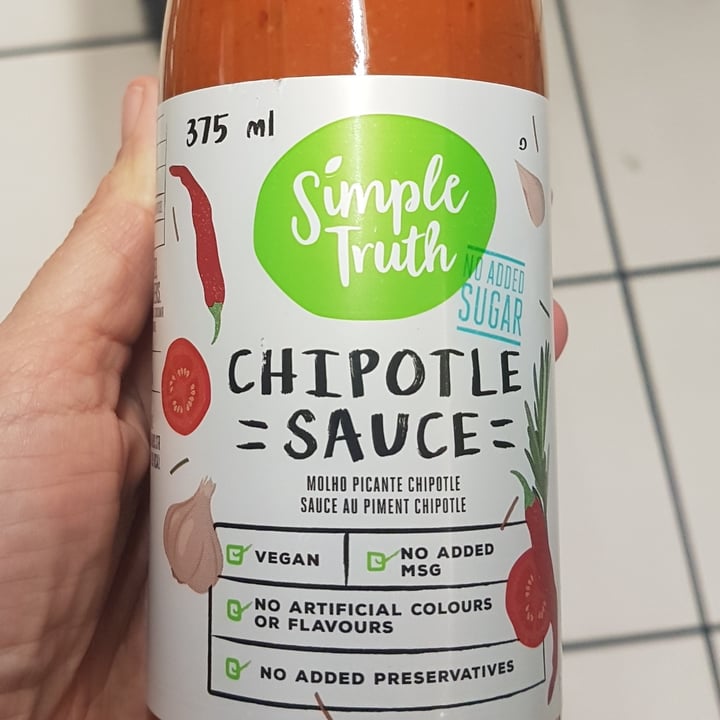 photo of Simple Truth Chipotle Sauce shared by @jtbosman10 on  16 Aug 2020 - review