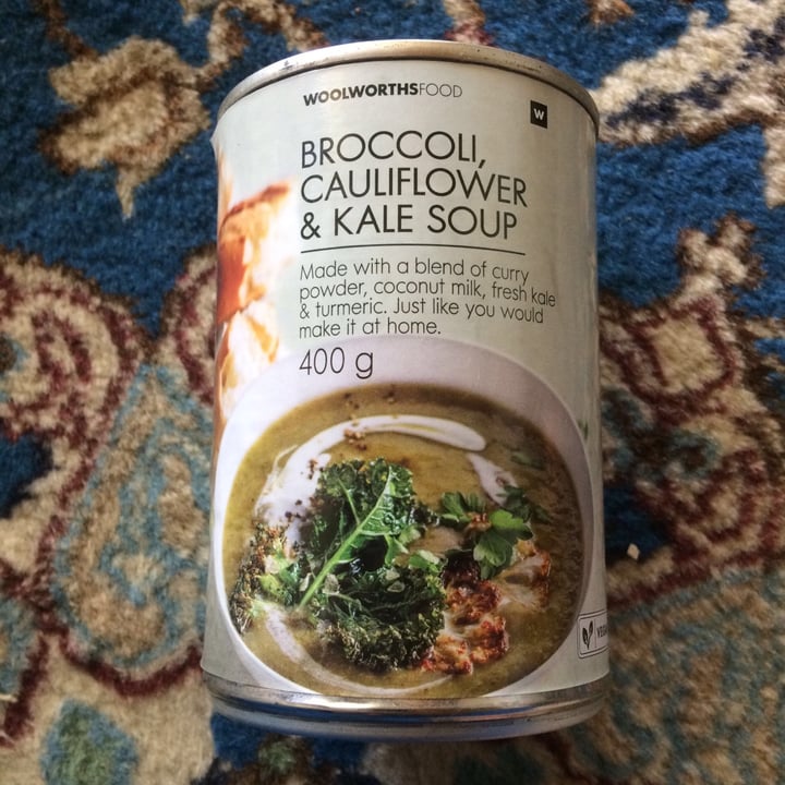 photo of Woolworths Food Broccoli, cauliflower and Kale soup shared by @caits on  28 Jul 2020 - review