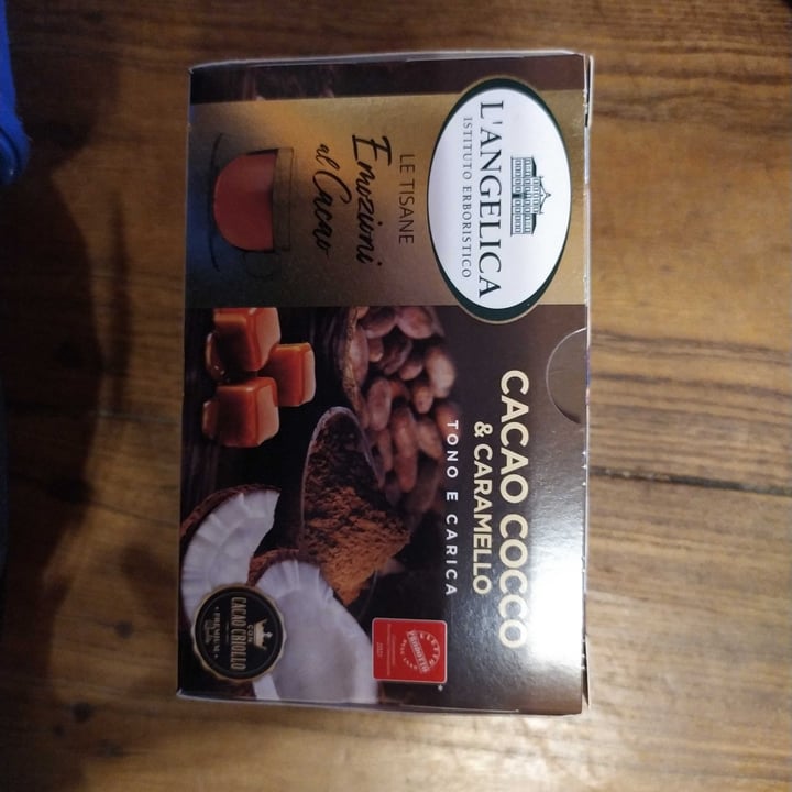review photo of L' Angelica Tisana cacao cocco e caramello shared by @elysa on 26 Sep 2022 - review