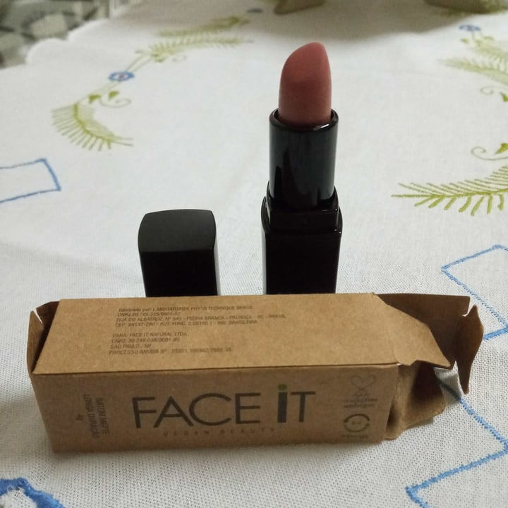 review photo of Face it Batom Matte. Cor: Get Horny shared by @sandramaximo on 10 Jul 2021 - review