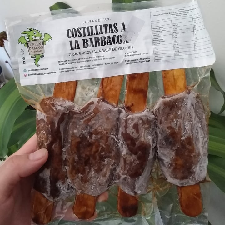 photo of Green Dragon - Vegan food Costillitas veganas shared by @alexiarieger on  20 Feb 2021 - review