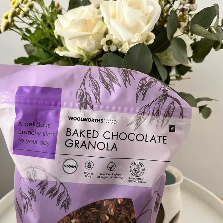 photo of Woolworths Food Baked Chocolate granola shared by @kerrbear on  16 Sep 2022 - review