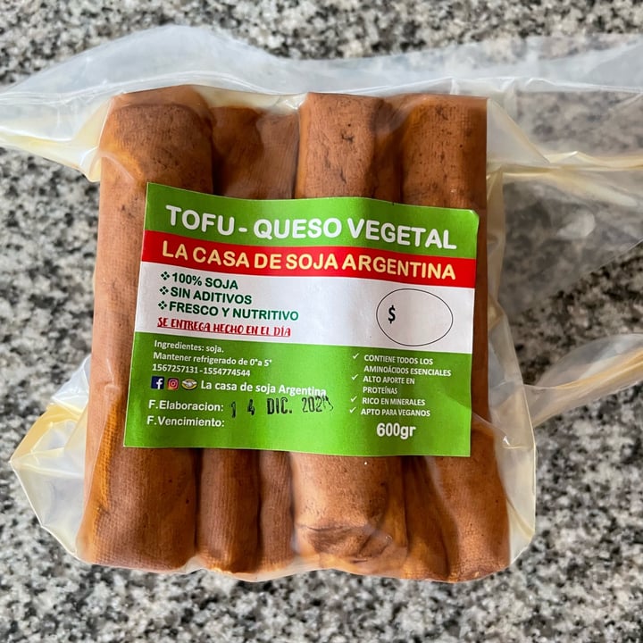 review photo of La casa de la soja argentina Tofu Organico Saborizado shared by @aleveganstraightedge on 30 Dec 2021 - review