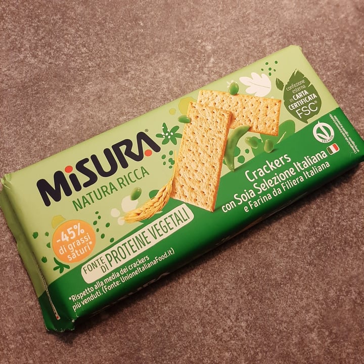photo of Misura Crackers con Soia Selezione Italiana - Natura Ricca shared by @marti90 on  09 Apr 2022 - review