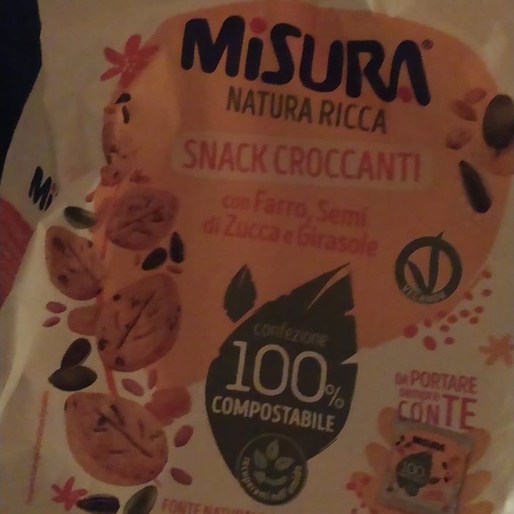 photo of Misura Snack con farro, semi di zucca e girasole - Natura Ricca shared by @angelachef on  20 Mar 2022 - review