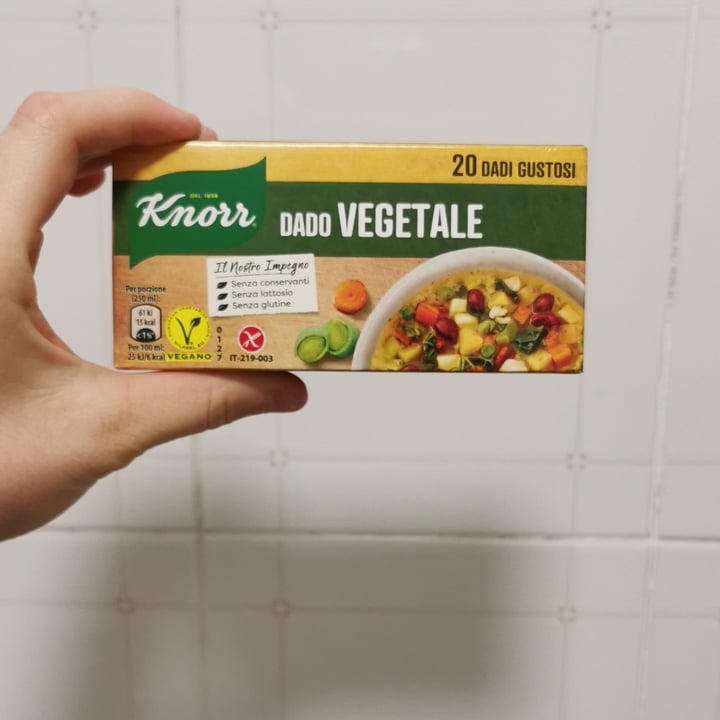 photo of Knorr Dado vegetale shared by @dani1998 on  14 Apr 2022 - review