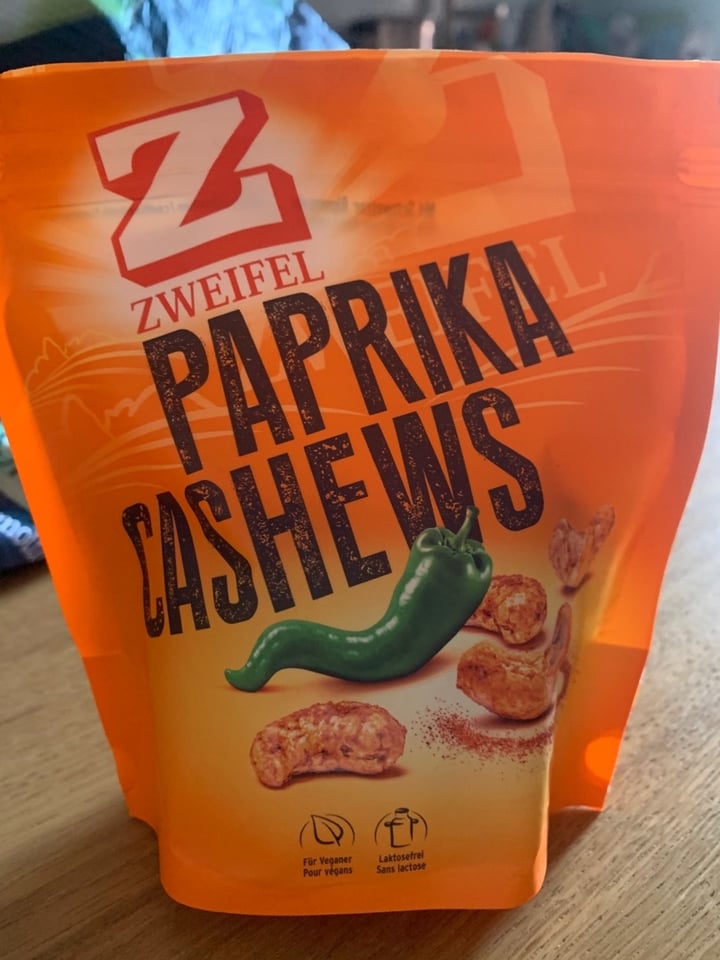photo of Zweifel Paprika cashews shared by @basia on  30 Mar 2020 - review