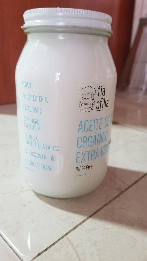Aceite De Coco Tía Ofilia Orgánico 473 Ml