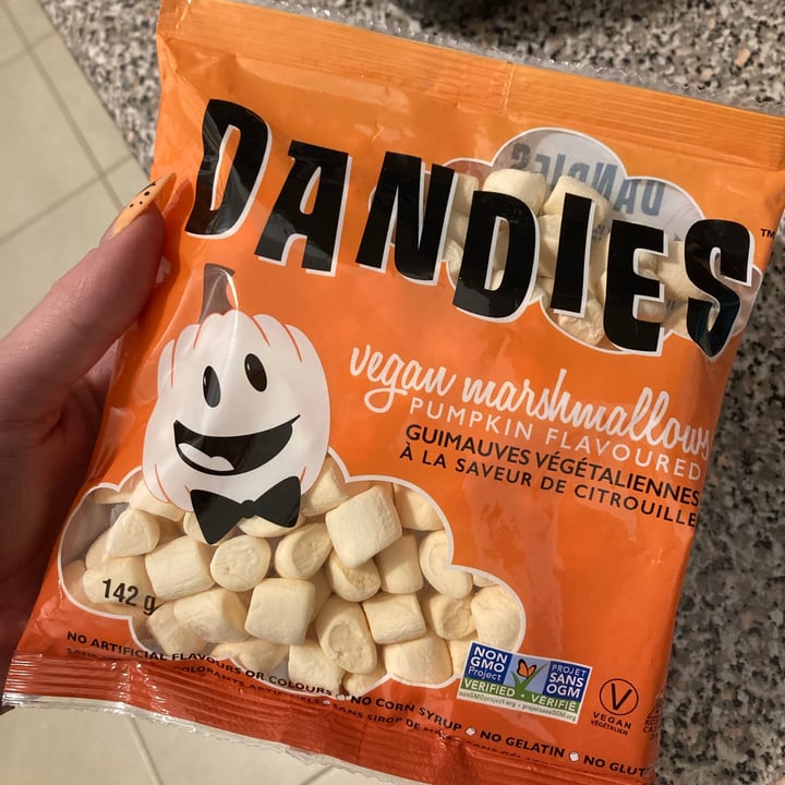 photo of Dandies Dandies Vegan Marshmallows Pumpkin Flavored shared by @shlumpadinka on  05 Nov 2022 - review