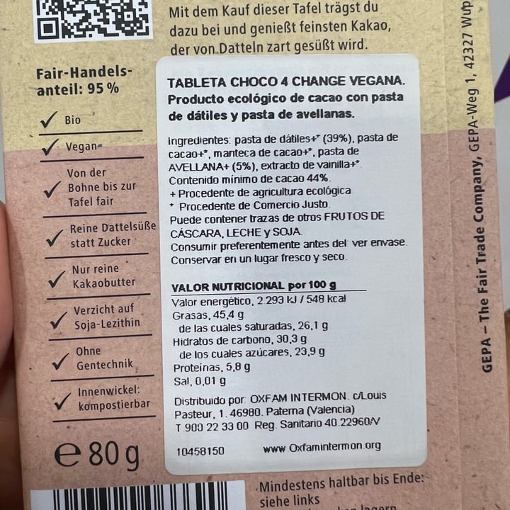 review photo of Gepa #Choco4Change shared by @mathiasayala on 21 Mar 2022 - review