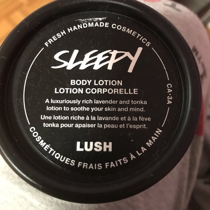 review photo of LUSH Fresh Handmade Cosmetics Sleepy Body Lotion shared by @mia23 on 29 Dec 2019 - review