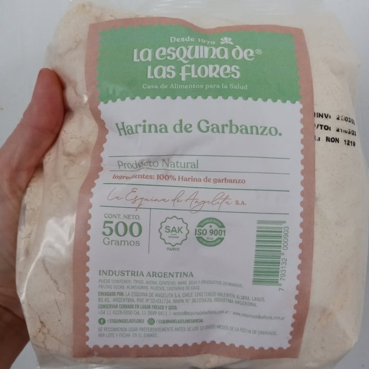 review photo of La Esquina de las Flores Harina De Garbanzos shared by @celesteveg on 10 May 2022 - review