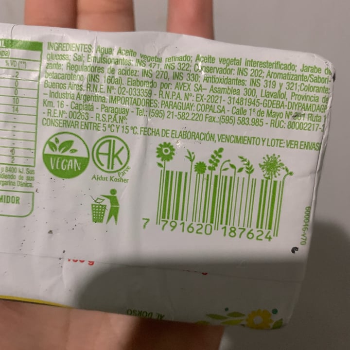 review photo of Dánica Flora Margarina Vegetal shared by @keylapierangeli on 20 Aug 2022 - review