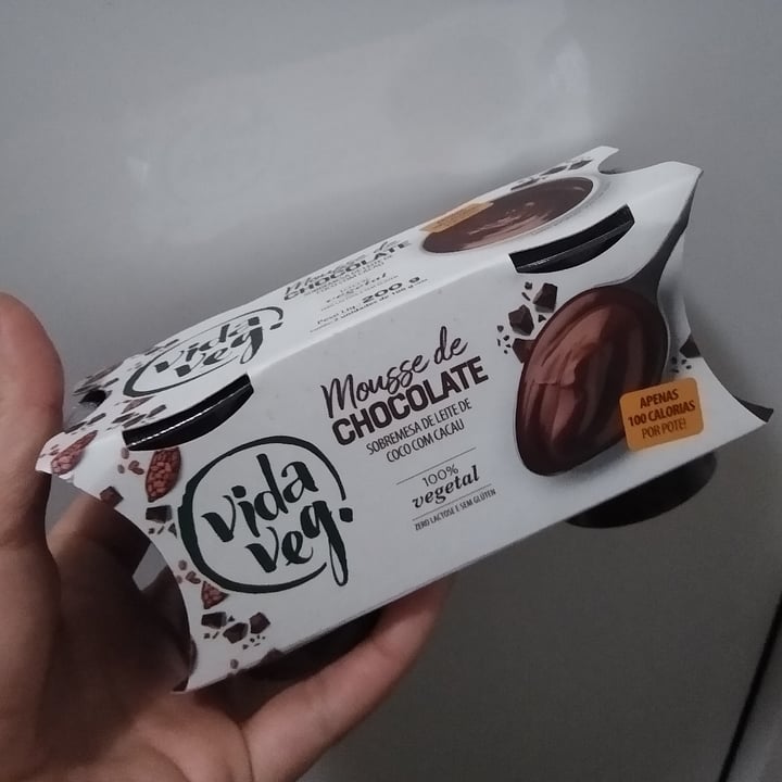 review photo of Vida Veg Mousse de Chocolate shared by @julianapaixao on 30 Sep 2022 - review