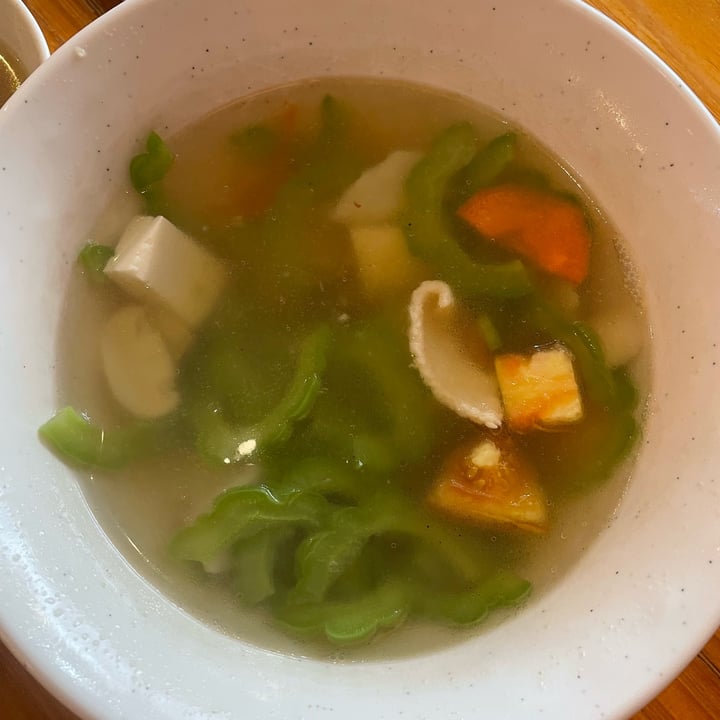 photo of Leaf Corner (Vegetarian) Bitter gourd soup shared by @wjynn on  24 Oct 2022 - review