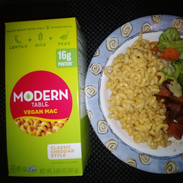 photo of Modern Table Vegan Mac Classic Cheddar Style shared by @babsyeats on  15 Dec 2020 - review