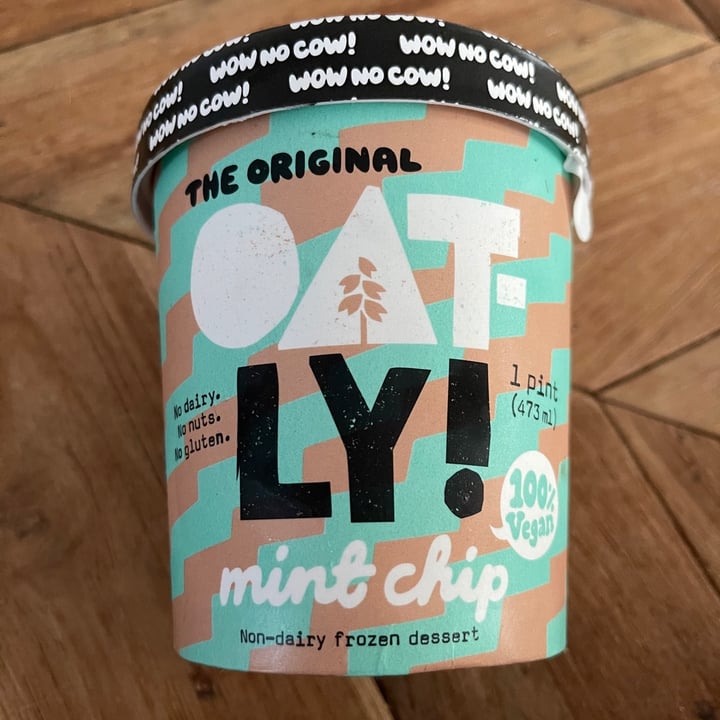 photo of Oatly Mint Chip Non-dairy Frozen Dessert shared by @kshade27 on  13 Jun 2021 - review