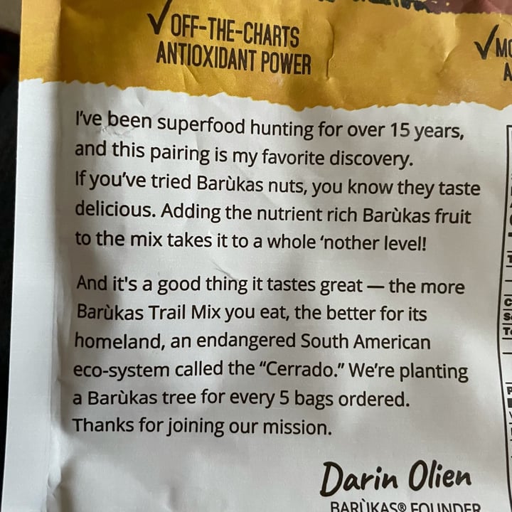photo of Barukas Trail Mix shared by @veggietable on  16 Dec 2021 - review
