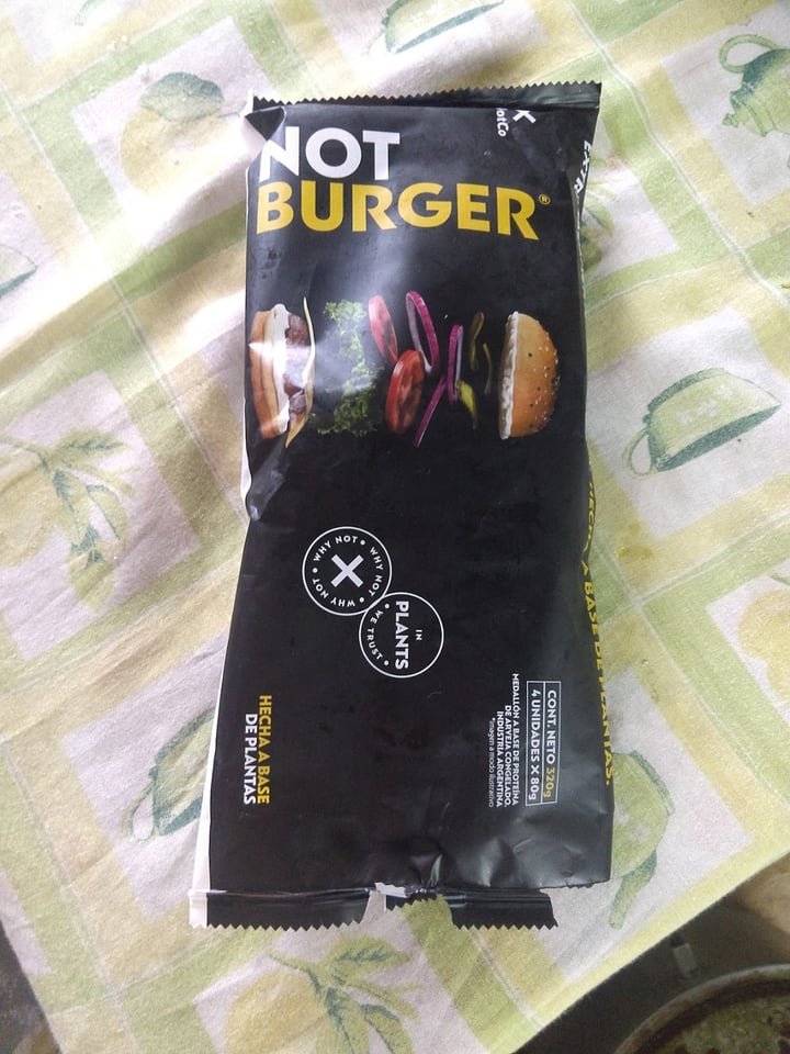 photo of NotCo Not Burger shared by @andycecimolle on  18 Oct 2022 - review