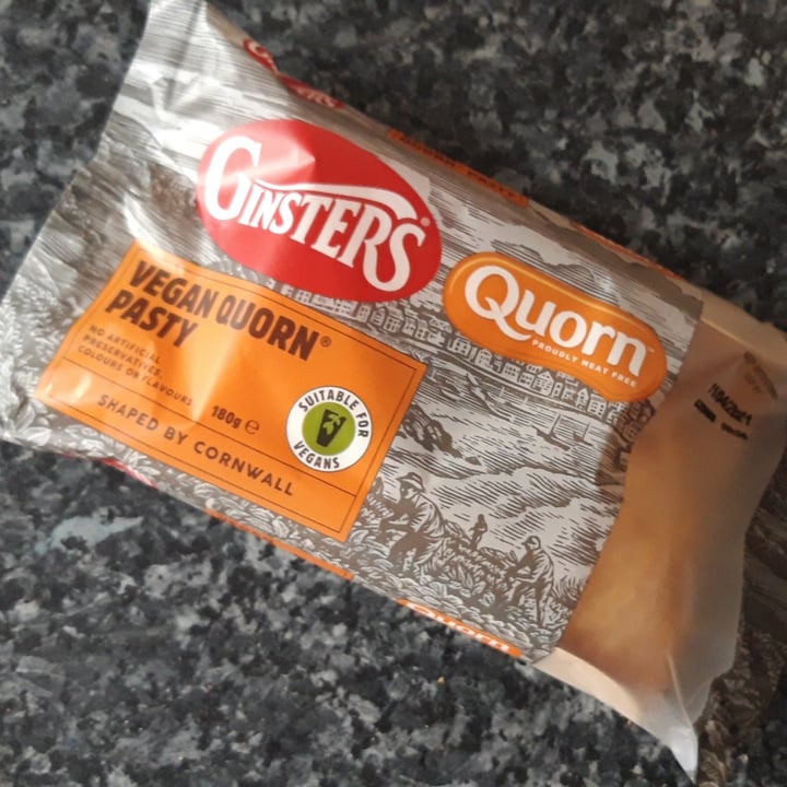 photo of Ginsters Vegan Quorn Pasty shared by @govganjackson on  15 Apr 2021 - review