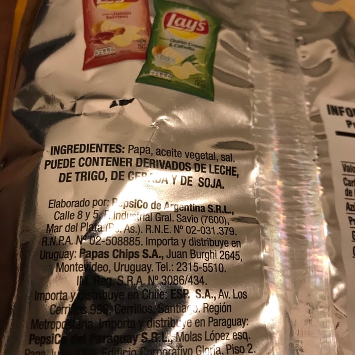 photo of Pepsico Lays shared by @valeriagarcia on  01 Sep 2020 - review