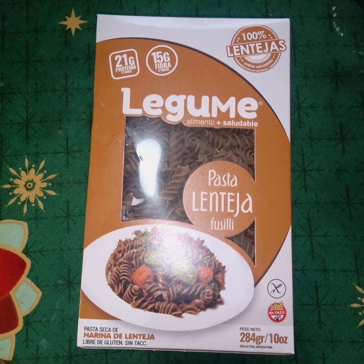 review photo of Legume Fusilli de Lentejas shared by @-ana-guglielmetti- on 09 Jan 2022 - review