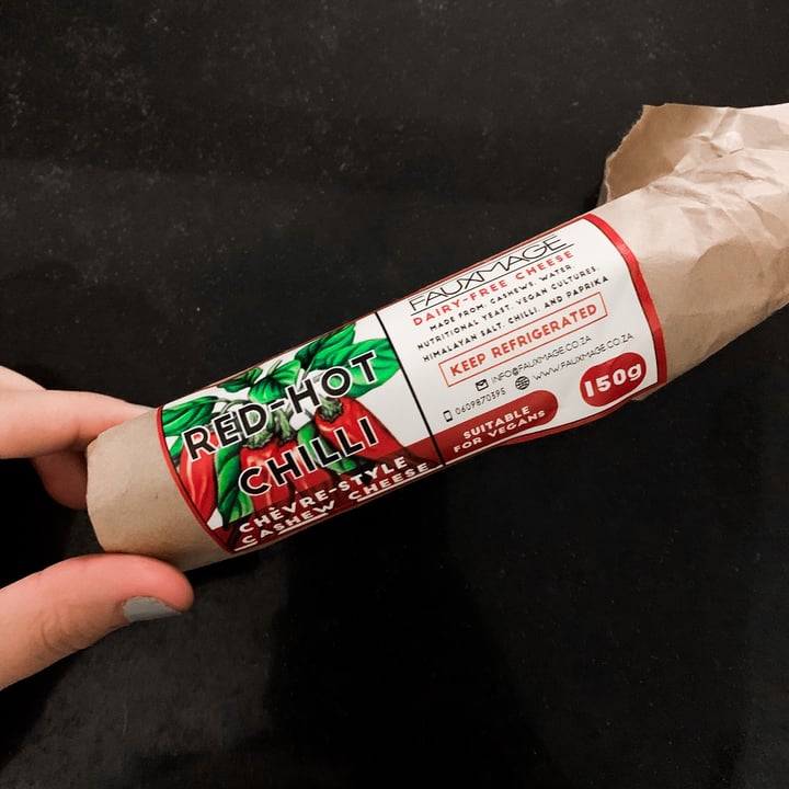 review photo of Fauxmage Red Hot Chilli Chevre-Style Cashew Cheese shared by @alrassool on 20 Aug 2020 - review