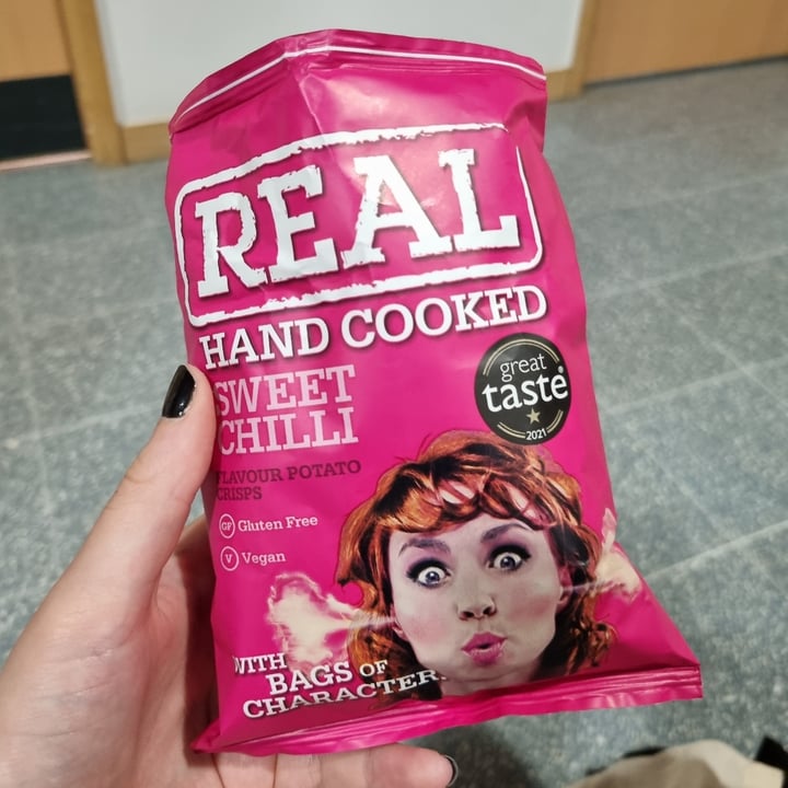 photo of real hand cooked sweet chilli crisps shared by @laurenjadek on  17 Jul 2022 - review