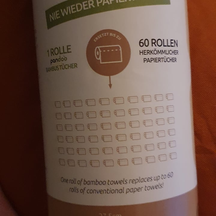 photo of Pandoo Papel De Cocina Reutilizable De Bambú shared by @silkesmooth on  09 Feb 2022 - review