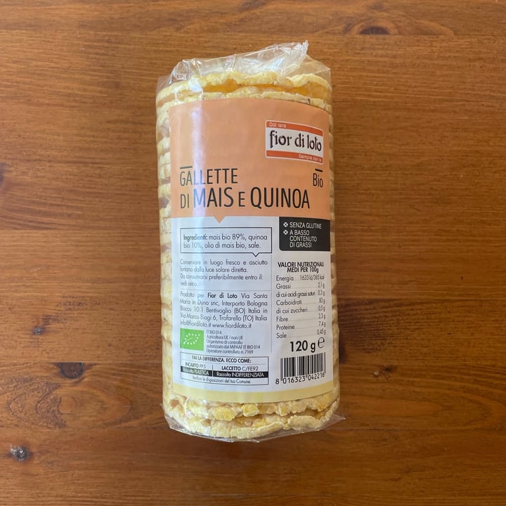 review photo of Fior di Loto Gallette di Mais e Quinoa shared by @sssara on 21 Jun 2022 - review