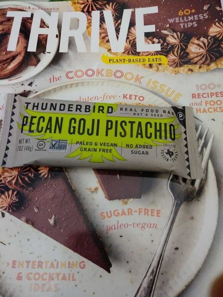 photo of Thunderbird Pecan Goji Pistacho Bar shared by @majome on  26 Nov 2019 - review
