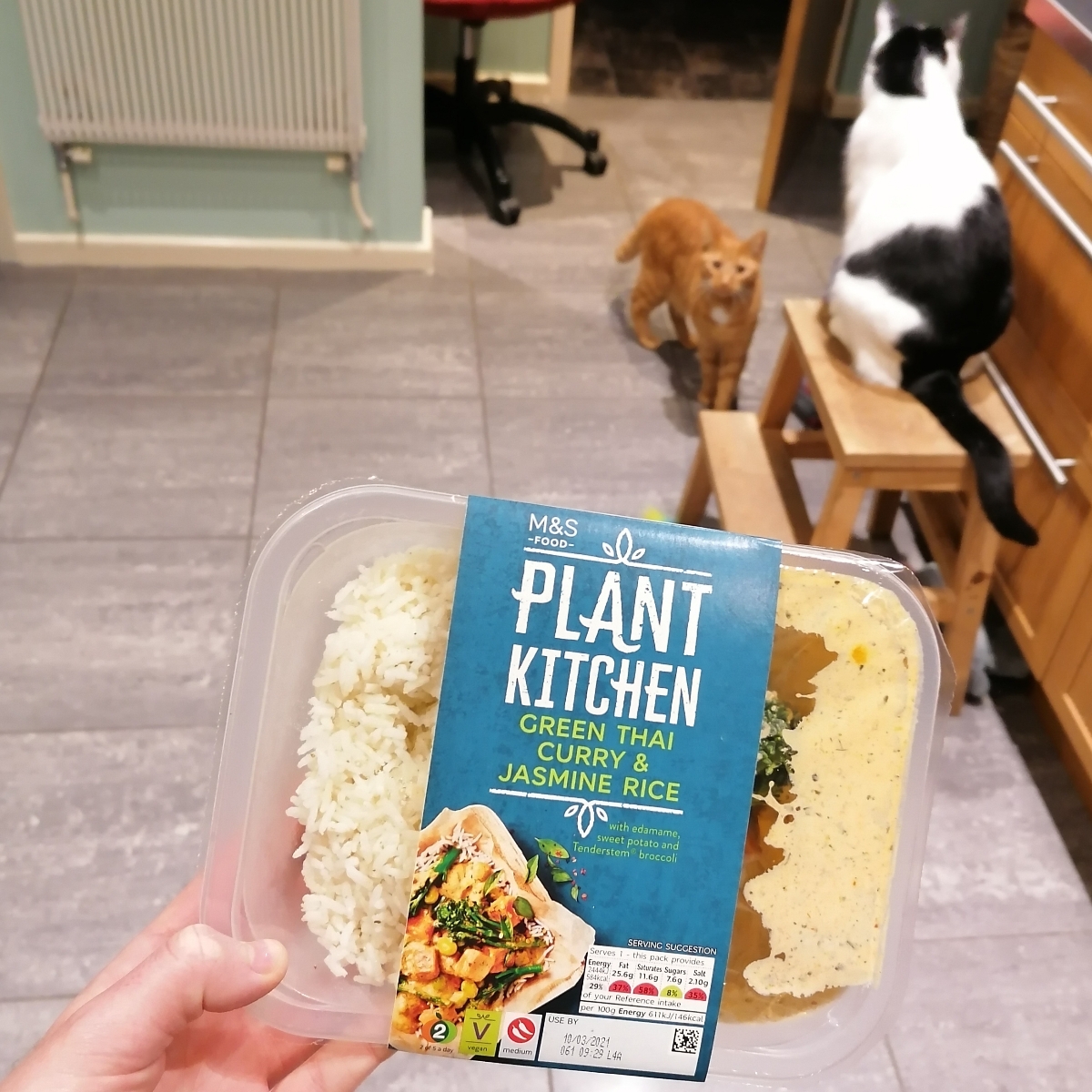 Plant Kitchen M S Green Thai Curry and Jasmine Rice Reviews abillion