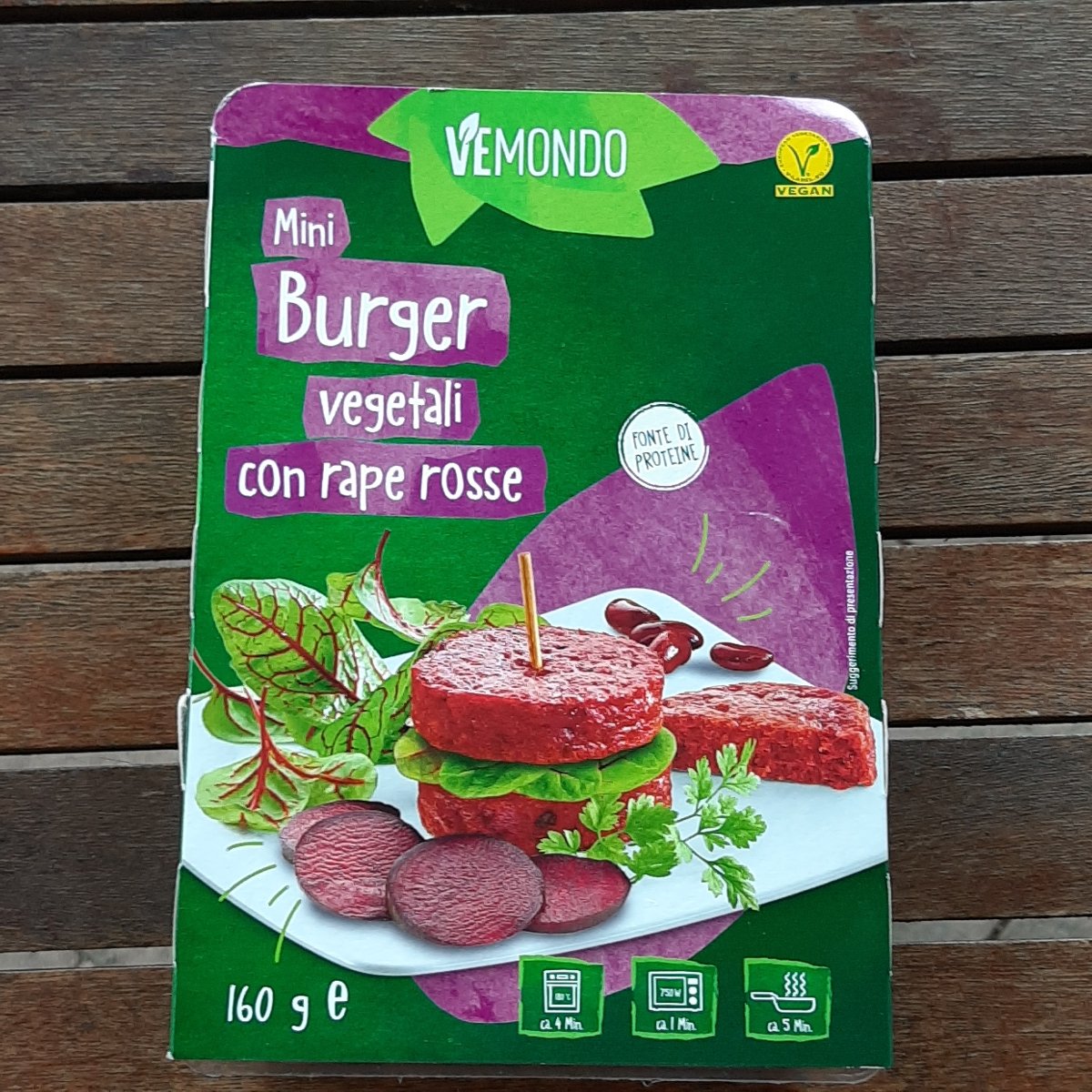 mini burger vegetali from Vemondo - Vegan Product Reviews & Ratings ...
