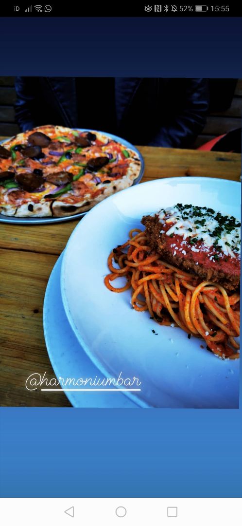 photo of Harmonium Chicken Parmigiana shared by @mattmearns on  04 Apr 2020 - review