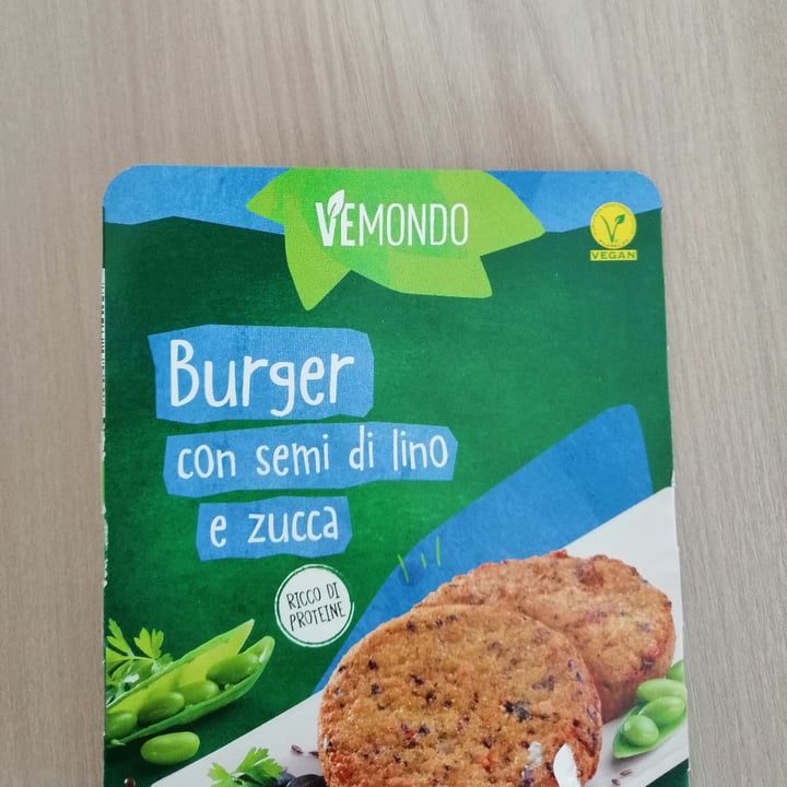 photo of Vemondo Burger Con Semi Di Lino E Zucca shared by @ogygya on  28 Nov 2021 - review