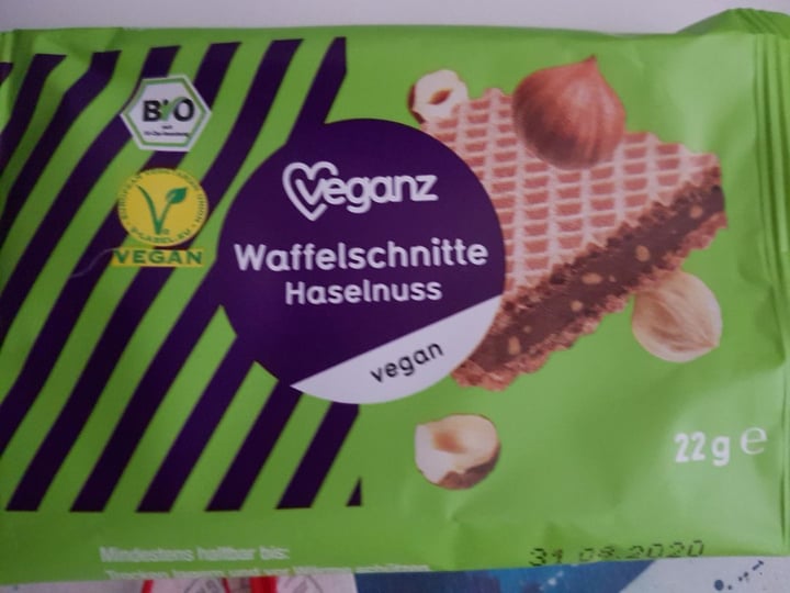photo of Veganz Waffelschnitte Haselnuss shared by @tzlilgoldner on  20 Feb 2020 - review