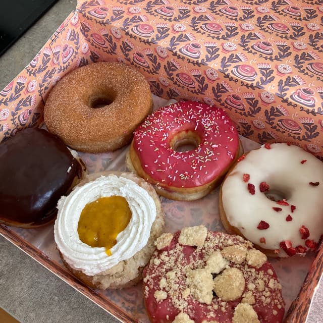 Photo of the dish “Mango Cheesecake Donut”