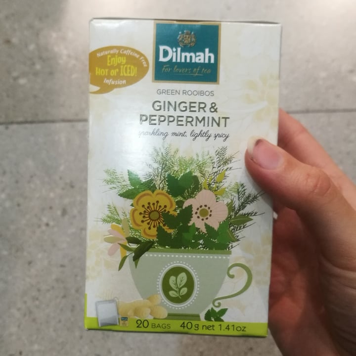 photo of Dilmah Ginger peppermint shared by @junkfoodvegans on  31 Aug 2020 - review