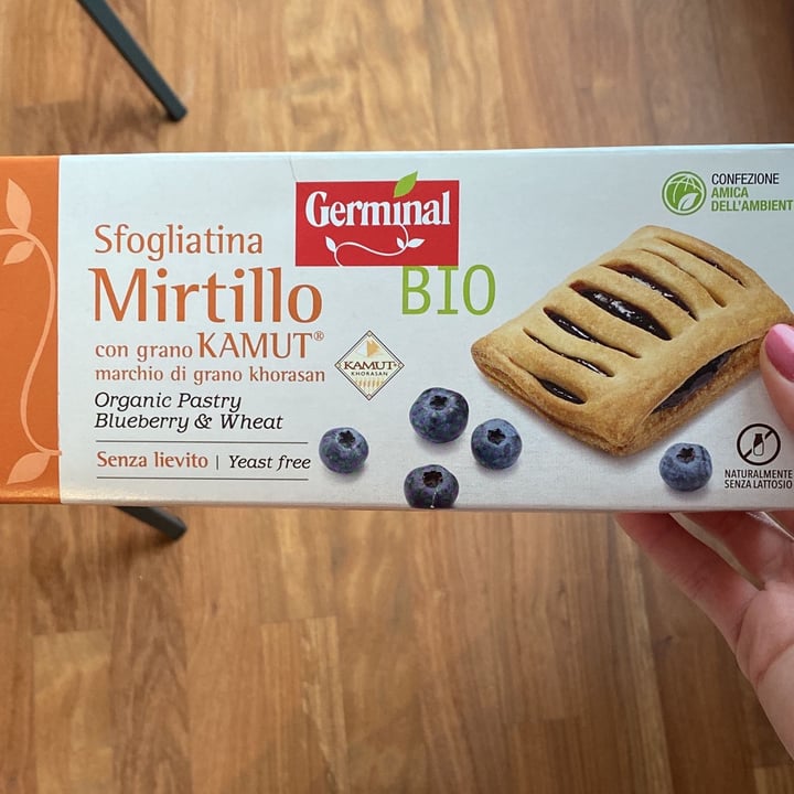 photo of Germinal Bio Sfogliatina mirtillo kamut shared by @annabacci on  30 Mar 2022 - review