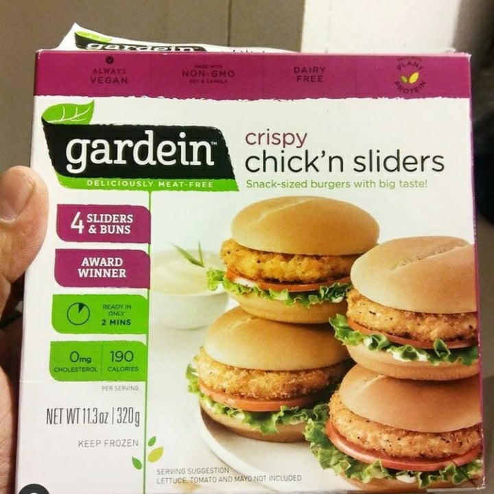 photo of Gardein Crispy Chick’n Sliders shared by @vgn81 on  12 Apr 2021 - review