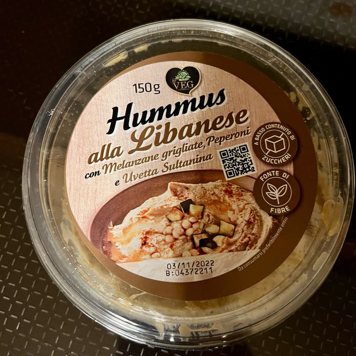 photo of ioVEG hummus alla libanese shared by @ninacav on  15 Oct 2022 - review