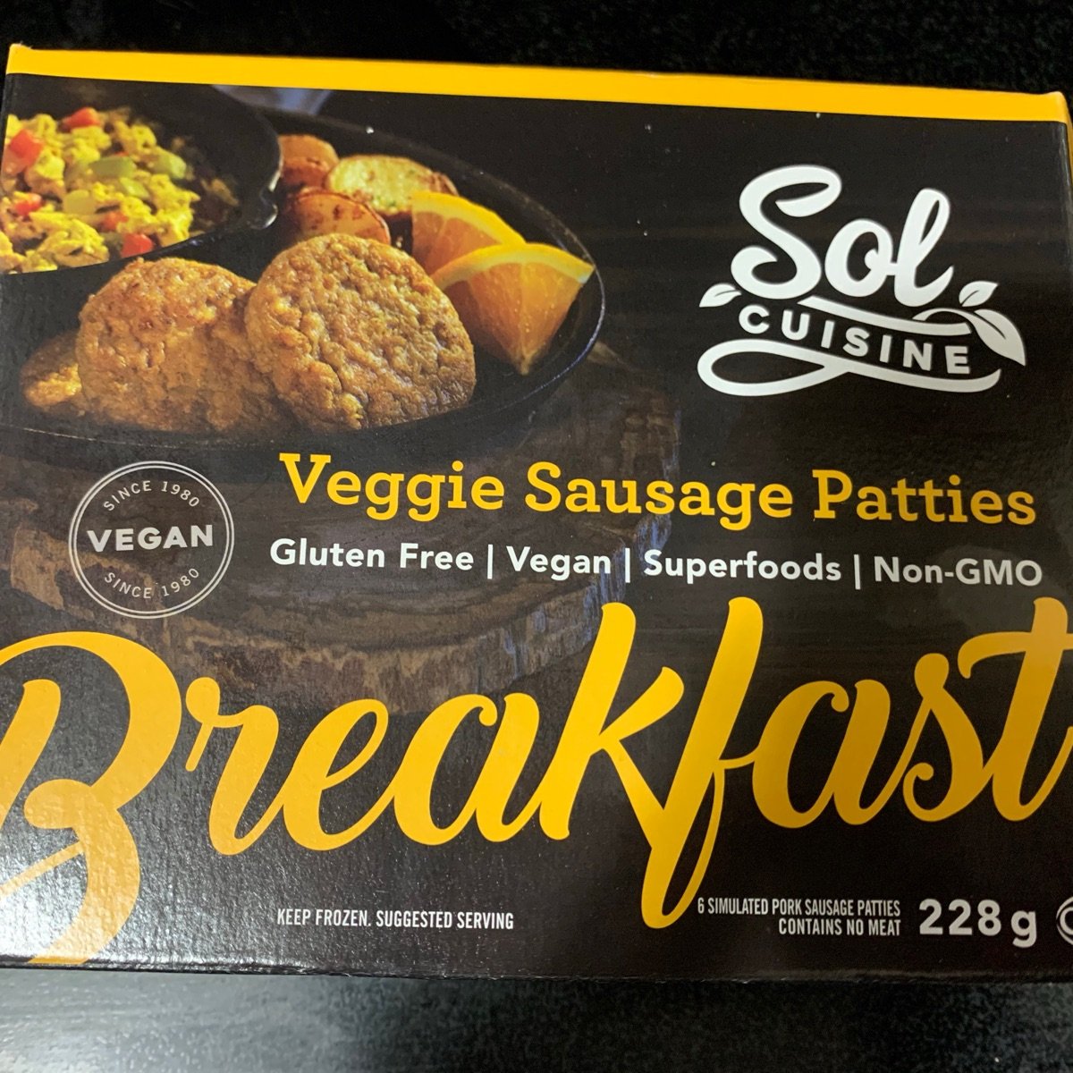 Sol Cuisine Veggie Sausage Patties from Sol Cuisine - Vegan Product ...