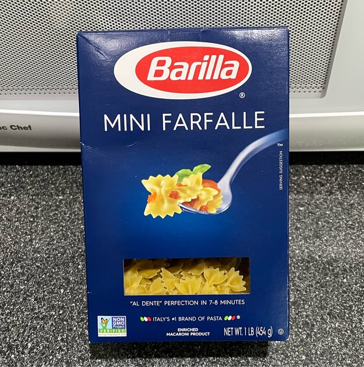 photo of Barilla Mini farfalle shared by @shmoopsify on  19 Oct 2021 - review